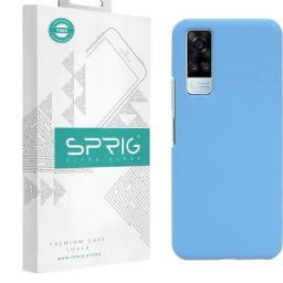 Sprig Liquid Silicone Back Cover for Vivo Y31 (Blue)-picture-23