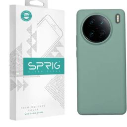 Sprig Liquid Silicone Back Cover for VIVO X90 Pro (Green)-picture-38