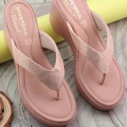 Hoversoul X D'Lorzeri Women's Zora Mild Pink Thong Wedges-image-87