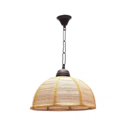 Tucasa NTU-144 B-22 Natural Bamboo Hanging Light (Beige)-picture-25