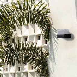 Whispering Homes Black Metal Coastal Outdoor Wall Light - Small-image-84