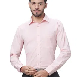 Raymond Coral Cotton Slim Fit Texture Shirt-picture-43