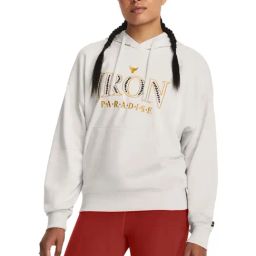 UNDER ARMOUR White Cotton Embroidered Sports Sweatshirt-image-45