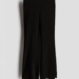 H&K Flared Rib-Knit Trousers-image-2
