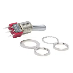 RS PRO Toggle Switch PCB Mount On-(On) SPDT Through Hole Terminal, 7347113-19