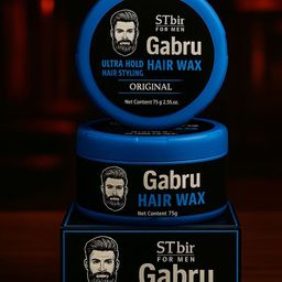 GABRU Set Of 2 Ultra Hold Hair Styling Wax- 75 g Each- Original-1
