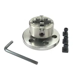 A.D INTERNATIONAL Independent Centering Chuck Size 50 mm 4 Jaw and M14 x 1 Thread for Lathe Machine, Milling Machine, BN-RLIR-NQUE-31