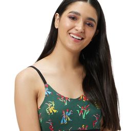 bummer Graphic Printed Full Coverage Dry Fit Super Support T-shirt Bra-All Day Comfort-25