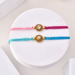 Aapno Rajasthan 4-Pcs Rakhi Greeting Cards & Roli Chawal-image-95