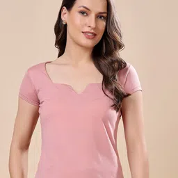 Chemistry Solid Regular Cotton Top-picture-48