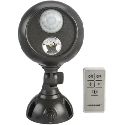 MR BEAMS Electric Powered 50 Watt Remote Control Motion Sensor Smart Light (MB371, Black)-18