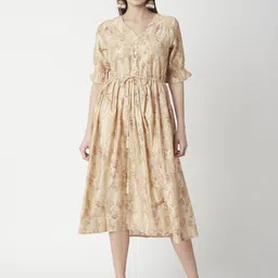 R&B Women Printed Fit and Flare Midi Dress-picture-31