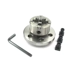 A.D INTERNATIONAL Independent Centering Chuck Size 50 mm 4 Jaw and M14 x 1 Thread for Lathe Machine, Milling Machine, BN-RLIR-NQUE image 2