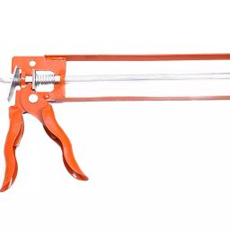 GLOBUS Steel Silicon Gun- (9 Inches, Red)(Skeleton Model)(Caulking Gun)-picture-33
