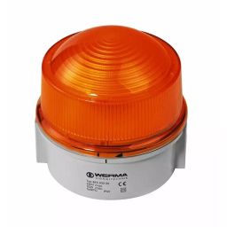 Werma Beacon 897 Series Yellow Flashing 230 V Base Mount/ Wall Mount Xenon Bulb, 897.300.68-image-20