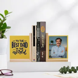 Best Dad Personalized Wooden Bookends-image-65