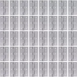 Atom 7.62 cm (3 inch) Stainless Steel Glossy Finish Silver Butt/Mortise Hinge (Pack of 40)-20