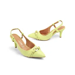 Vizzano PU Kitten Sandals with Buckles-18