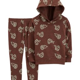 Carter's Baby 2-Piece Construction Hoodie & Pant Set - Brown-image-66