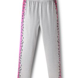 Pine Kids Knit Full Length Leggings with Cheetah Print - Grey-picture-9