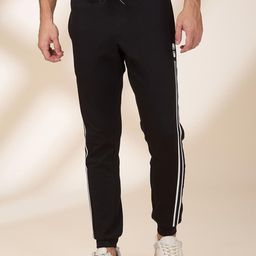 Being Human Men Vertical Striped Slim-Fit Joggers-picture-36