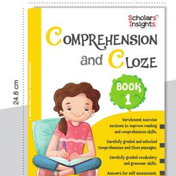 scholars insights Combo Set of Comprehension & Composition English Grammar  Workbooks Grade 1| Set of 2 image 2
