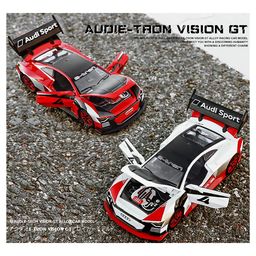 Magicwand Die-Cast Metal 1:32 Scale E-Tron Vision GT with 4 Openable Doors Music,Pull Back Action & Glowing Head & Tail Lights image 2