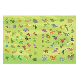 dreamland publications Dinosaurs World - Pop-Out Book with 3D Models Colouring and Stickers for Children image 3