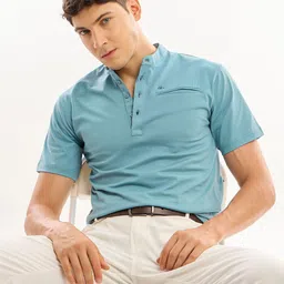 Beyoung Men Polo Collar Pockets T-shirt-image-48