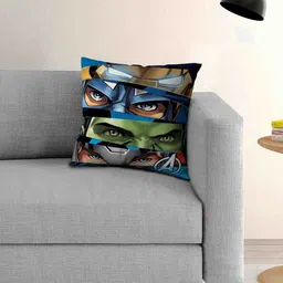 Marvel Multicoloured Set of Single Marvel Characters Printed 40x40 cm Square Cushion Cover-8