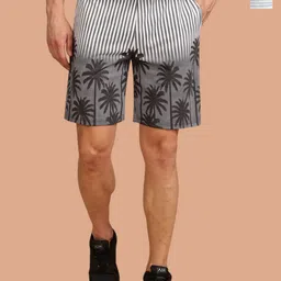 BULLMER Men Pack of 2 Regular FitPrinted Shorts-image-7