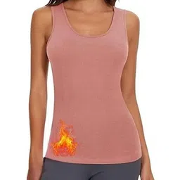 Eleg & Stilance Women Pink Round Neck Sleeveless Stretchable Cotton Camisole-picture-20