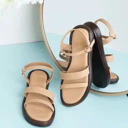 Inc 5 Women Striped Flatform Sandals-53