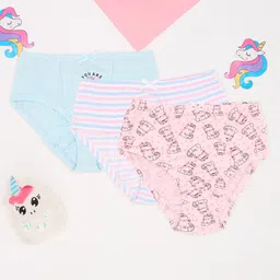 Pantaloons Junior Girls Pack Of 3 Printed Briefs-image-51