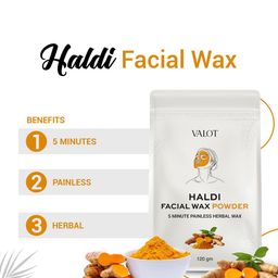 VALOT Haldi Facial Wax Powder - 120 g image 4