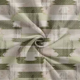 Trance Home Linen Green & Beige Printed 180 TC Queen Bedsheet Sets - 1.83 m x 1.52 m-image-9