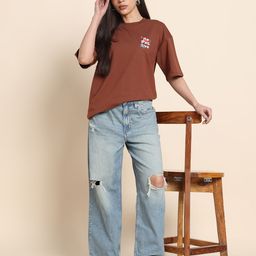 Clevion Women Pure Cotton Pockets T-shirt-image-38