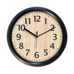 Aura Brown & Blue Contemporary Wall Clock-image-93
