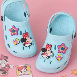 Disney By Yellow Bee Girls Minnie Mouse Clogs With Star & Gem Charms-24