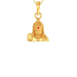 Joyalukkas Men 22KT Gold Lord Hanuman Pendant - 1.947 g-picture-2
