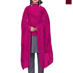 Kemza Selection Of 2 Embroidered Phulkari Dupatta-picture-37