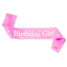 Funcart Birthday Girl Sash - Pink-image-79