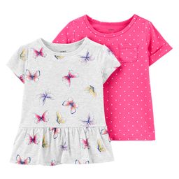 Carter's 2-Pack Jersey Tees - Multicolor-image-63