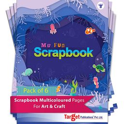 Woodsnipe A4 Size Scrap Books for Kids Pack of 6 - 192 Pages-25