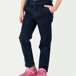 Cherry Crumble By Nitt Hyman Solid Jeans - Navy Blue-image-1