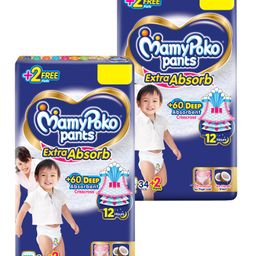 MamyPoko Pants Extra Absorb Pants Style Diaper XXL36 - (Pack of 2)-image-80