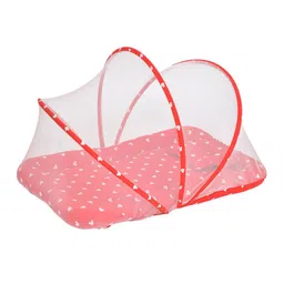 TIDY SLEEP Infants Red & WhitePrinted Baby Bed Set With Mosquito Net image 2