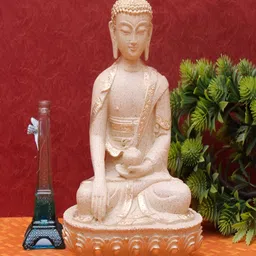 Craftlayout Camel Brown Lord Buddha Idol Religious Showpiece-image-65