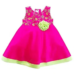 STANWELLS KIDS Floral Embroidered Fit & Flare Dress-6