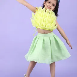 Modish Unisex Kids Embellished Top with Skirt-image-23